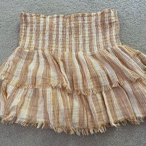 american eagle tiered skirt